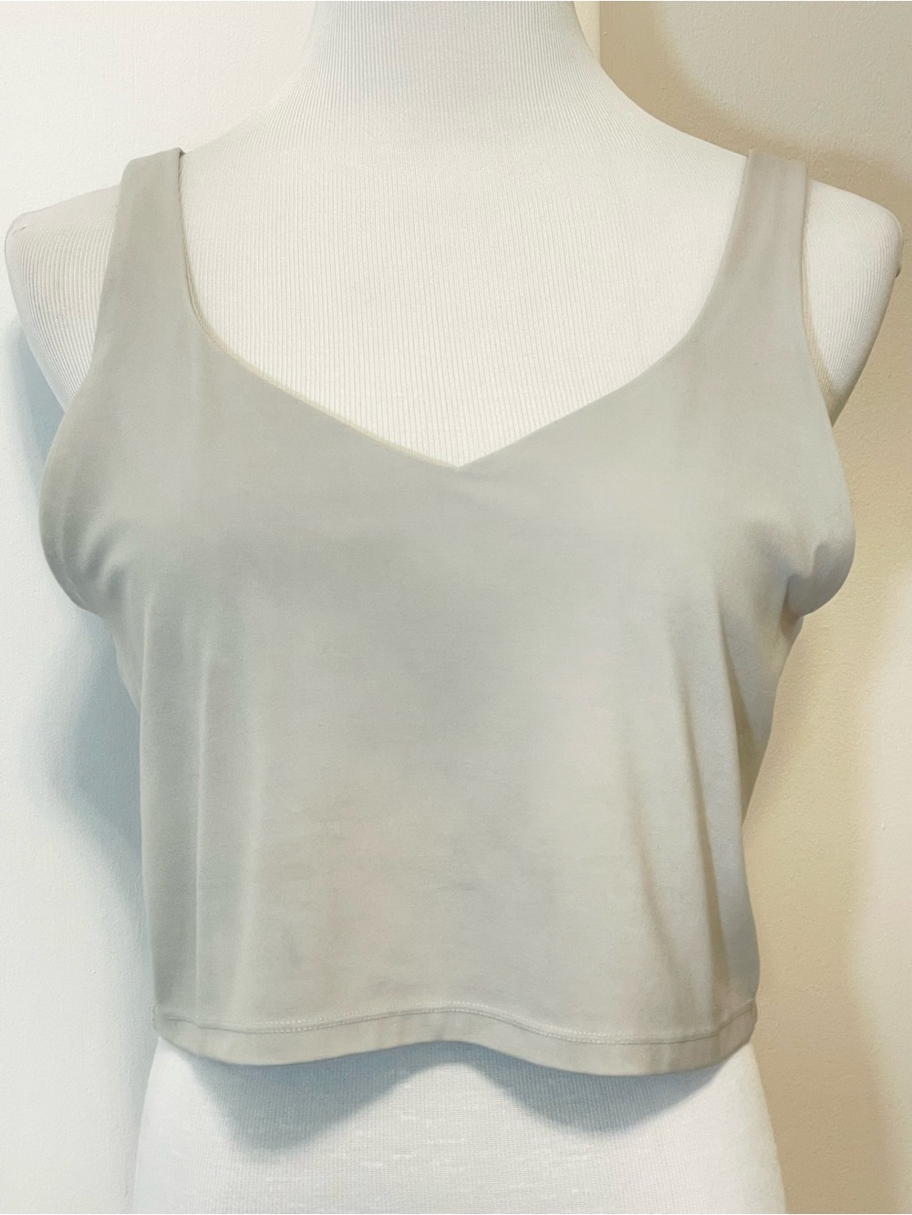 Offline by Aerie Real Me Recharge Sports Bra Light Gray Size XL
